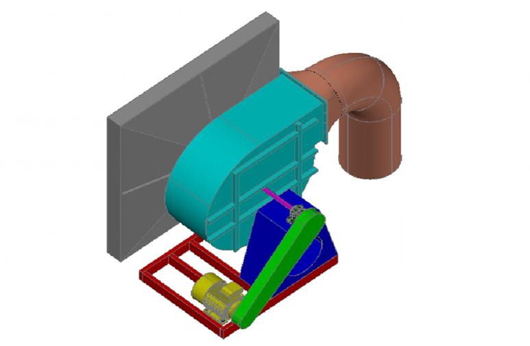 دانلود فایل اتوکد توربین سه‌بعدی DWG | 3D Turbine